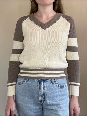 Faherty Throwback V Neck Sweater